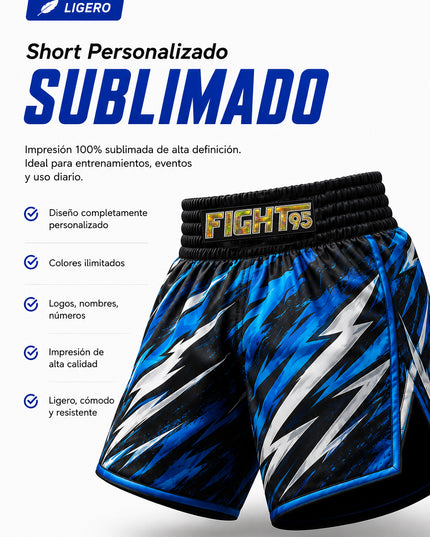 Custom Sport Muay Thai Shorts SUBLIMADO